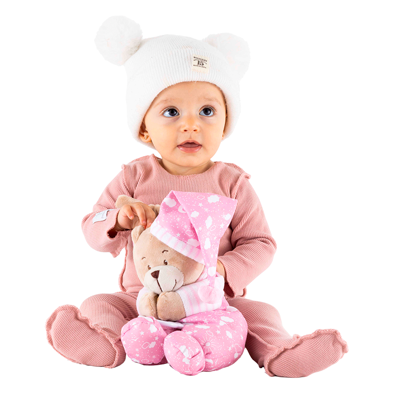 Peluche Movil Dormilona Osita con Jalador Musical 🎶