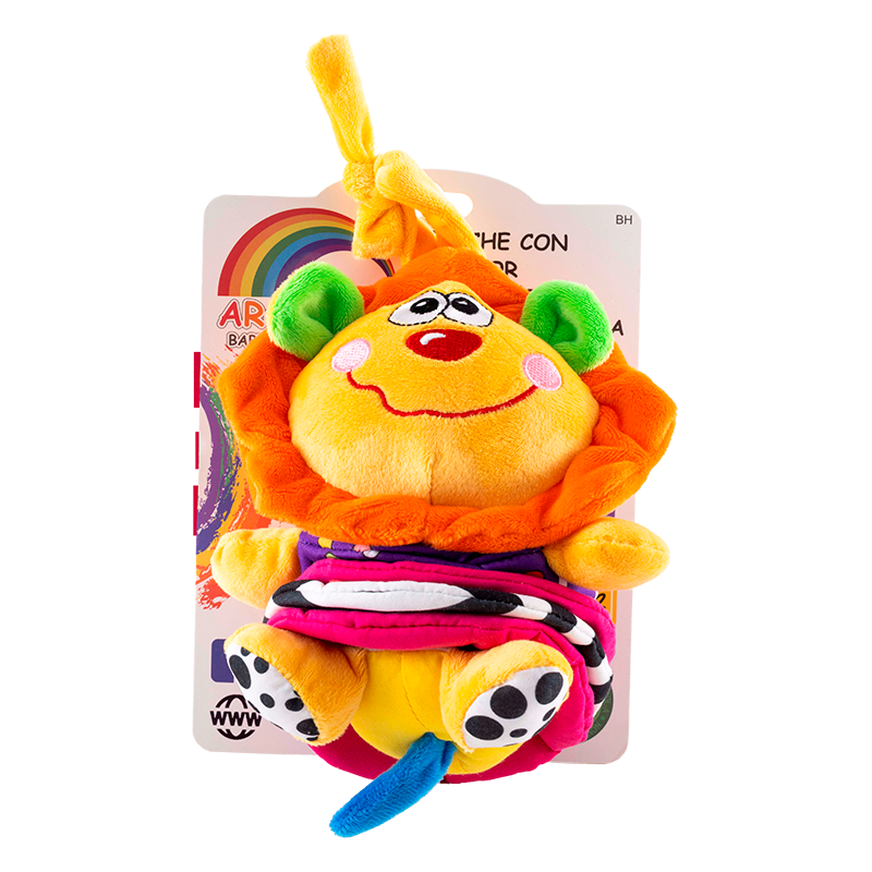 Peluche Movil con Jalador Musical 🎶 Leon